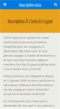 Mobile Screenshot of inscription-esta.com